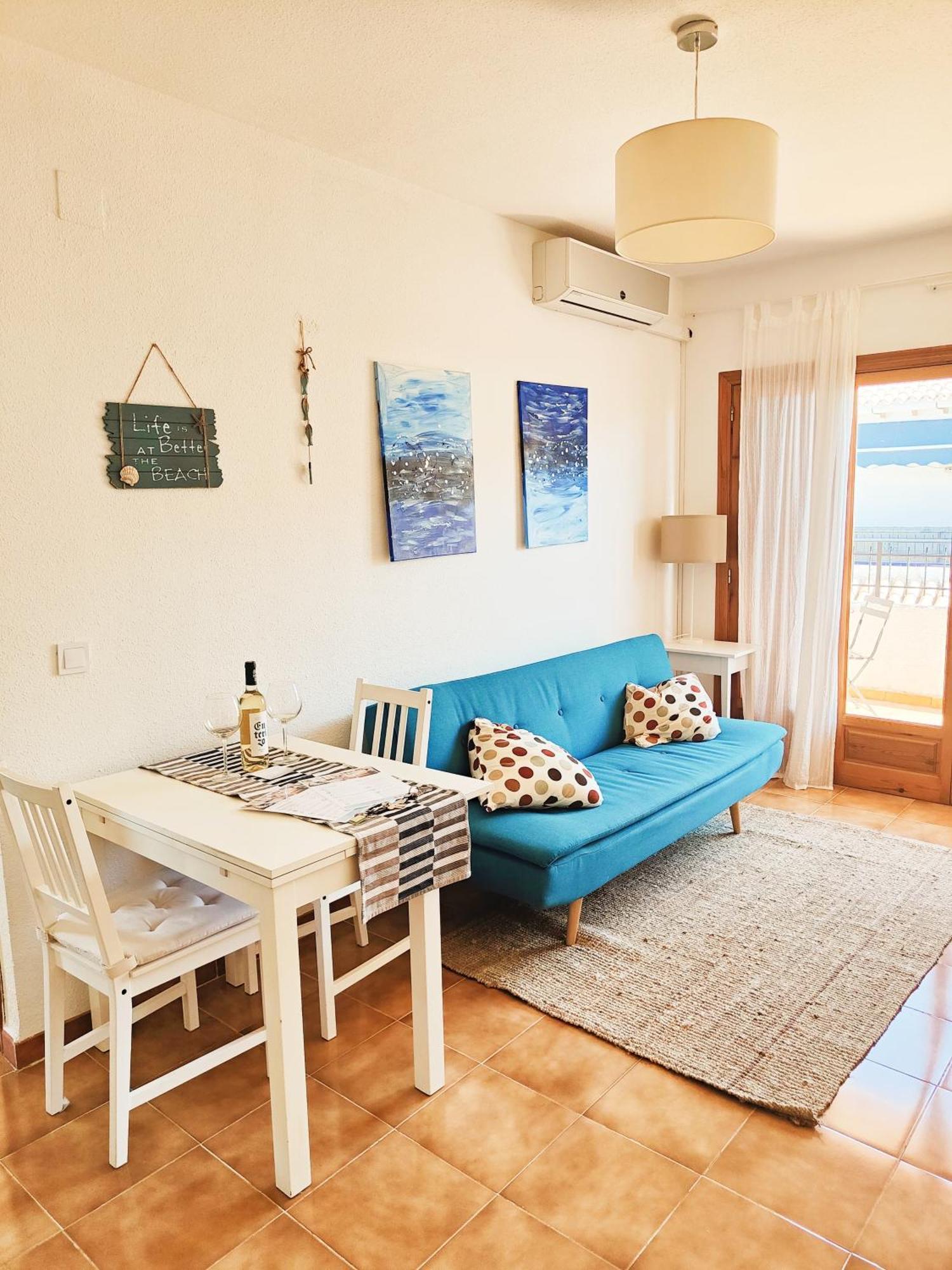 Blue House In Santa Pola Apartment Exterior photo