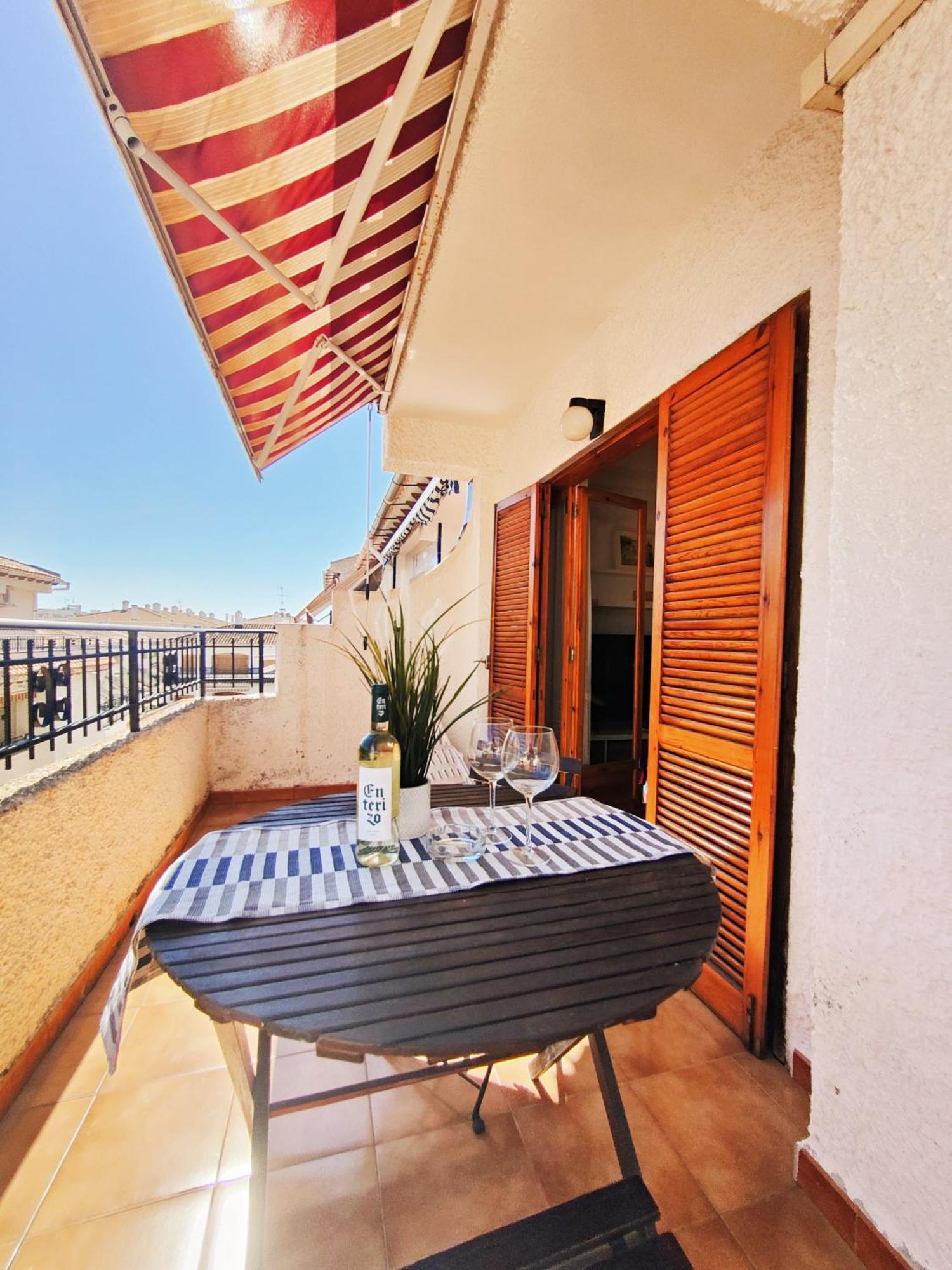 Blue House In Santa Pola Apartment Exterior photo